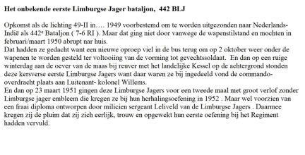 Het onbekende eerste Limburgse Jagers bataljon