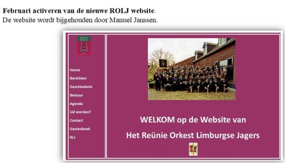 Website ROLJ 2005