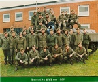 bataljonsstaf 1986 met oa lkol rietveld