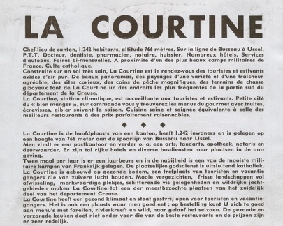 16BLJ-113 Tekst La Courtine