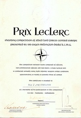 16BLJ-121 oorkonde Pris leclerc 1960