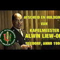 Afscheid en Huldiging Alwin Liew-On te Seedorf 1990
