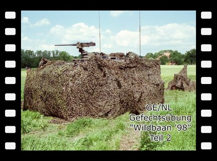 "Wildbaan 98" Deutsch - Niederländische Gefechtsübung, FTX, 103. NL Verkenningsbataljon,Teil 2